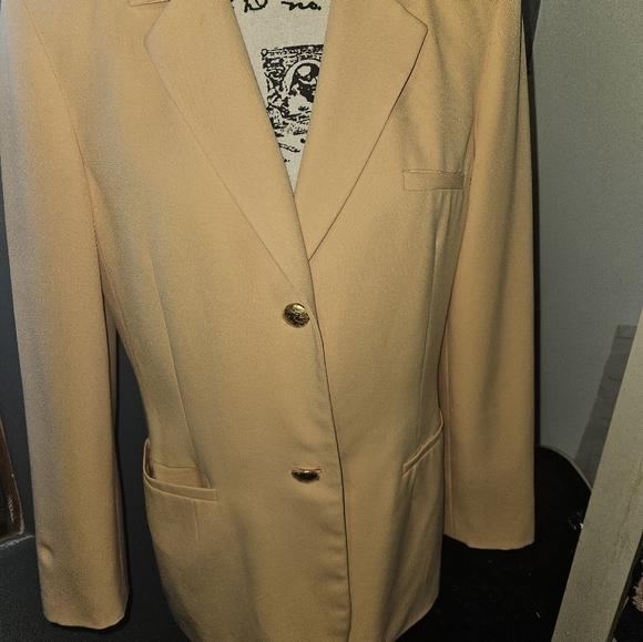 Harve Bernard Yellow Blazer Size 8 - Picture 2 of 11